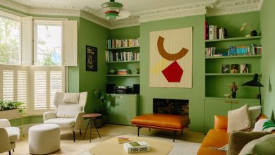 Фото - Зелёная гостиная и персиковая спальня: красивые цвета в дизайне дома в Лондоне